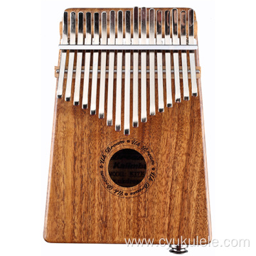 17-tone Acacia wood electric box thumb piano